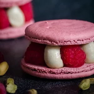 Macaron Framboise Pistache